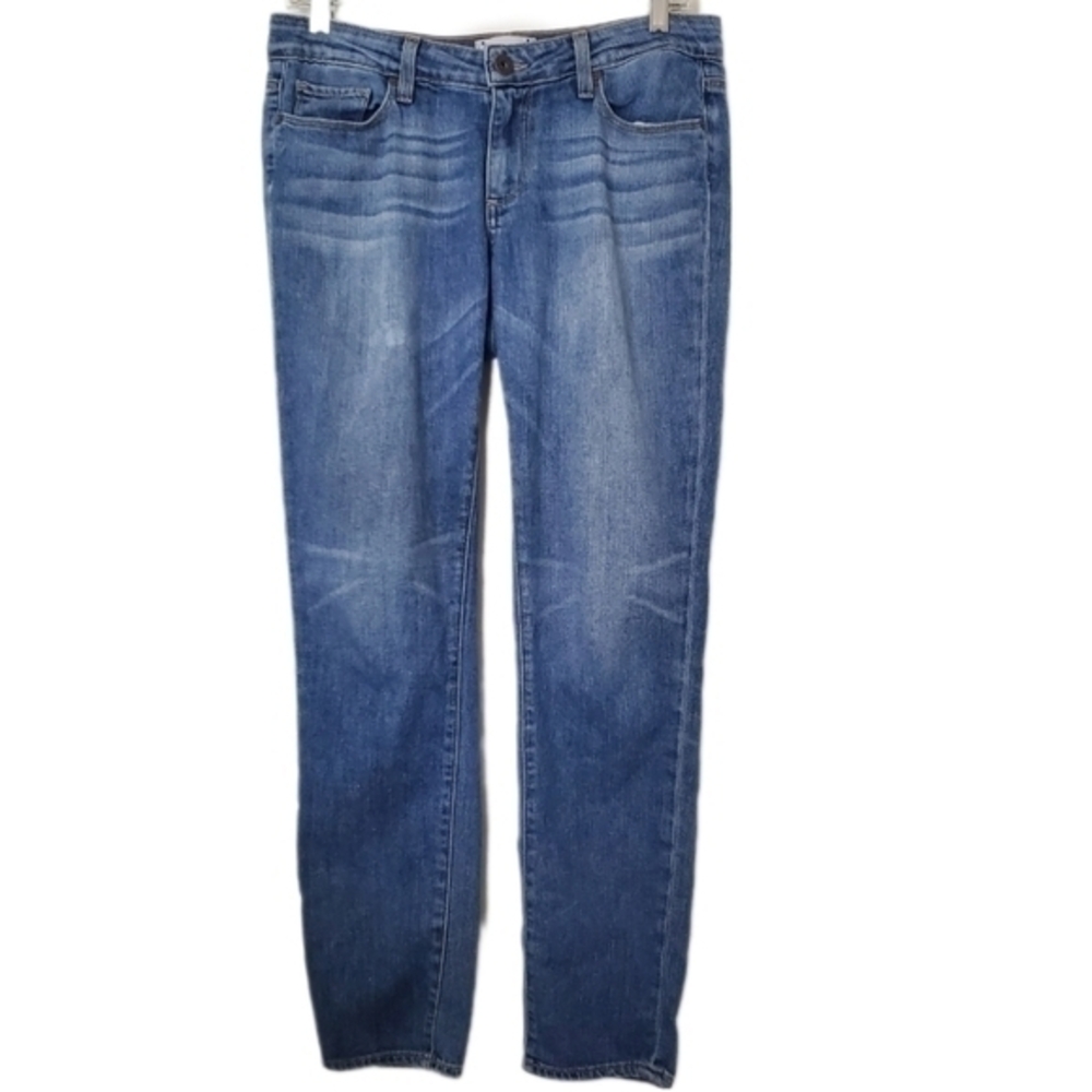 PAIGE Women's Stretch Denim Jimmy Crop Jeans‎ from Revolve